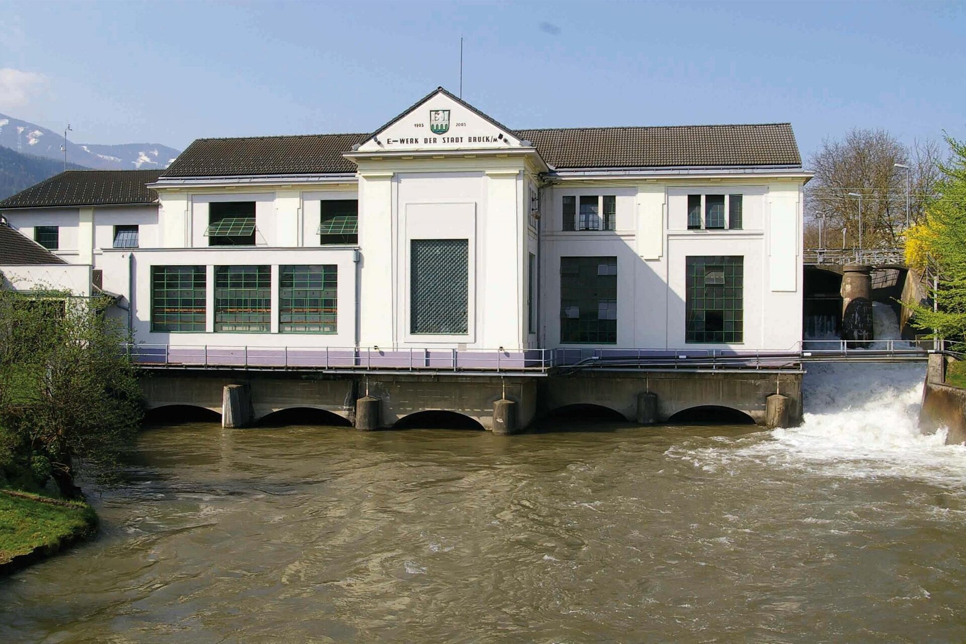 Das E-Werk der Stadt Bruck an der Mur in Bruck an der Mur